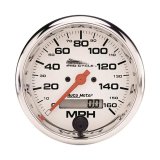 Autometer Pro-Cycle Gauge Speedo 3 3/4in 160 Mph Elec White thumbnail 4