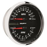 Autometer Pro-Cycle Gauge Tach/Speedo 4 1/2in 8K Rpm/120 Mph Black thumbnail 7
