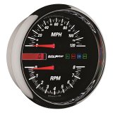 Autometer Pro-Cycle Gauge Tach/Speedo 4 1/2in 8K Rpm/120 Mph Black thumbnail 8