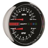 Autometer Pro-Cycle Gauge Tach/Speedo 4 1/2in 8K Rpm/120 Mph Black thumbnail 9