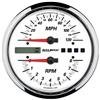 Autometer Pro-Cycle Gauge Tach/Speedo 4 1/2in 8K Rpm/120 Mph White thumbnail 7