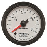 Autometer Pro-Cycle Gauge Fuel Level 2 1/16in 0-280 Programmable White thumbnail 3