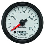 Autometer Pro-Cycle Gauge Fuel Level 2 1/16in 0-280 Programmable White thumbnail 5