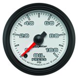 Autometer Pro-Cycle Gauge Oil Pressure 2 1/16in 100psi Digital Stepper Motor White thumbnail 5