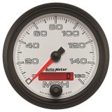 Autometer Pro-Cycle Gauge Speedometer 3 3/8in 160Mph Elec. Programmable White thumbnail 5