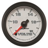 Autometer Pro-Cycle Gauge Voltmeter 2 1/16in 18V Digital Stepper Motor White thumbnail 1