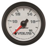 Autometer Pro-Cycle Gauge Voltmeter 2 1/16in 18V Digital Stepper Motor White thumbnail 4