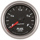 Autometer Pro-Cycle Gauge Fuel Level 2 1/16in 0-280 Programmable Black thumbnail 2