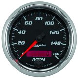 Autometer Pro-Cycle Gauge Speedometer 3 3/8in 160Mph Elec. Programmable Black thumbnail 4