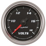Autometer Pro-Cycle Gauge Voltmeter 2 1/16in 18V Digital Stepper Motor Black thumbnail 4