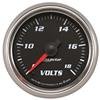 Autometer Pro-Cycle Gauge Voltmeter 2 1/16in 18V Digital Stepper Motor Black thumbnail 7