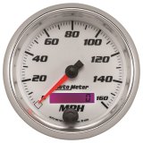 Autometer Pro-Cycle Gauge Speedometer 3 3/8in 160Mph Elec. Programmable White thumbnail 4