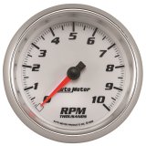 Autometer Pro-Cycle Gauge Tachometer 3 3/8in 10K Rpm White thumbnail 4