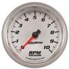 Autometer Pro-Cycle Gauge Tachometer 3 3/8in 10K Rpm White thumbnail 7