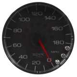 Autometer Spek-Pro Gauge Speedometer 5in 180 Mph Elec. Programmable Black/Chrome thumbnail 4