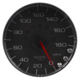 Autometer Spek-Pro Gauge Speedometer 5in 180 Mph Elec. Programmable Black/Black thumbnail 7