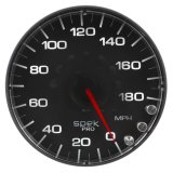 Autometer Spek-Pro Gauge Speedometer 5in 180 Mph Elec. Programmable Black/Black thumbnail 8