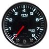 Autometer Spek-Pro Gauge Speedometer 5in 180 Mph Elec. Programmable Black/Smoke/Black thumbnail 7