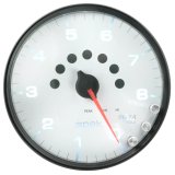 Autometer Spek-Pro Gauge Tachometer 5in 8K Rpm W/Shift Light & Peak Mem White/Black thumbnail 2