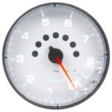 Autometer Spek-Pro Gauge Tachometer 5in 8K Rpm W/Shift Light & Peak Mem White/Black thumbnail 3