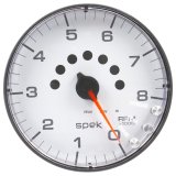 Autometer Spek-Pro Gauge Tachometer 5in 8K Rpm W/Shift Light & Peak Mem White/Black thumbnail 6