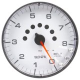 Autometer Spek-Pro Gauge Tachometer 5in 8K Rpm W/Shift Light & Peak Mem White/Black thumbnail 8