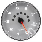 Autometer Spek-Pro Gauge Tachometer 5in 8K Rpm W/Shift Light & Peak Mem Silver/Chrome thumbnail 1
