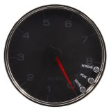 Autometer Spek-Pro Gauge Tachometer 5in 8K Rpm W/Shift Light & Peak Mem Black/Chrome thumbnail 3