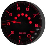 Autometer Spek-Pro Gauge Tachometer 5in 8K Rpm W/Shift Light & Peak Mem Black/Black thumbnail 5