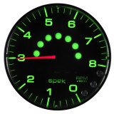 Autometer Spek-Pro Gauge Tachometer 5in 8K Rpm W/Shift Light & Peak Mem Black/Black thumbnail 7