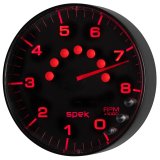 Autometer Spek-Pro Gauge Tachometer 5in 8K Rpm W/Shift Light & Peak Mem Black/Black thumbnail 9