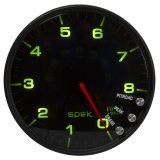 Autometer Spek-Pro Gauge Tachometer 5in 8K Rpm W/Shift Light & Peak Mem Black/Smoke/Black thumbnail 2