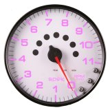 Autometer Spek-Pro Gauge Tachometer 5in 11K Rpm W/Shift Light & Peak Mem White/Black thumbnail 6
