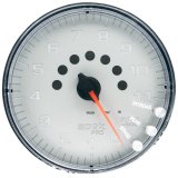 Autometer Spek-Pro Gauge Tachometer 5in 11K Rpm W/Shift Light & Peak Mem Silver/Chrome thumbnail 5