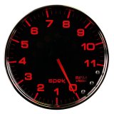Autometer Spek-Pro Gauge Tachometer 5in 11K Rpm W/Shift Light & Peak Mem Black/Chrome thumbnail 3
