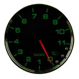 Autometer Spek-Pro Gauge Tachometer 5in 11K Rpm W/Shift Light & Peak Mem Black/Chrome thumbnail 5