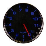 Autometer Spek-Pro Gauge Tachometer 5in 11K Rpm W/Shift Light & Peak Mem Black/Chrome thumbnail 7