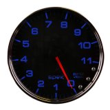 Autometer Spek-Pro Gauge Tachometer 5in 11K Rpm W/Shift Light & Peak Mem Black/Chrome thumbnail 8