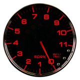 Autometer Spek-Pro Gauge Tachometer 5in 11K Rpm W/Shift Light & Peak Mem Black/Chrome thumbnail 9