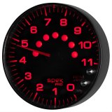 Autometer Spek-Pro Gauge Tachometer 5in 11K Rpm W/Shift Light & Peak Mem Black/Black thumbnail 9