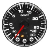 Autometer Spek-Pro Gauge Vac/Boost 2 1/16in 30Inhg-30psi Stepper Motor W/Peak & Warn Black/Chrome thumbnail 7