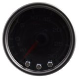 Autometer Spek-Pro Gauge Vac/Boost 2 1/16in 30Inhg-30psi Stepper Motor Peak & Warn Black/Smoke/Black thumbnail 5