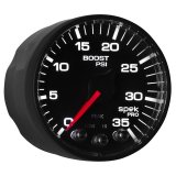 Autometer Spek-Pro Gauge Boost 2 1/16in 35psi Stepper Motor W/Peak & Warn Black/Black thumbnail 9