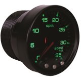 Autometer Spek-Pro Gauge Boost 2 1/16in 35psi Stepper Motor W/Peak & Warn Blacksmoke//Black thumbnail 8
