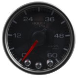 Autometer Spek-Pro Gauge Boost 2 1/16in 60psi Stepper Motor W/Peak & Warn Blk/Black thumbnail 6