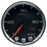 Autometer Spek-Pro Gauge Boost 2 1/16in 100psi Stepper Motor W/Peak & Warn Blk/Chrm thumbnail 4