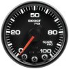 Autometer Spek-Pro Gauge Boost 2 1/16in 100psi Stepper Motor W/Peak & Warn Blk/Blk thumbnail 9