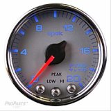 Autometer Spek-Pro Gauge Pyro. (Egt) 2 1/16in 2000f Stepper Motor W/Peak & Warn Slvr/Chrm thumbnail 1