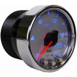 Autometer Spek-Pro Gauge Pyro. (Egt) 2 1/16in 2000f Stepper Motor W/Peak & Warn Slvr/Chrm thumbnail 7