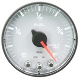 Autometer Spek-Pro Gauge Fuel Level 2 1/16in 0-270 Programmable Wht/Blk thumbnail 2